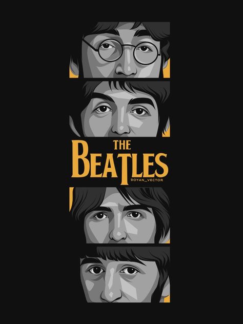 Beatles Illustration, Beatles Pop Art, Beatles Artwork, Beatles Wallpaper, Beatles Cartoon, Beatles Poster, Beatles Albums, Beatles Music, Drawing Styles