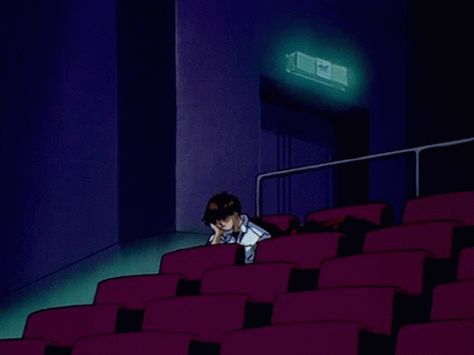 Retro Anime Aesthetic, Shinji Ikari, Neon Evangelion, Aesthetic Gifs, Retro Anime, Spotify Covers, Lo Fi, Anime Gifs, Old Anime