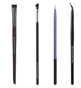 The Best Eyeliner Brush For All Of Your Cat Eye Flick-Creating Needs The Best Eyeliner, Eyeliner Shapes, Alat Makeup, Fiber Lash Mascara, Perfect Eyeliner, Best Makeup Brushes, Best Eyeliner, Dry Skin Patches, Eye Liner Tricks