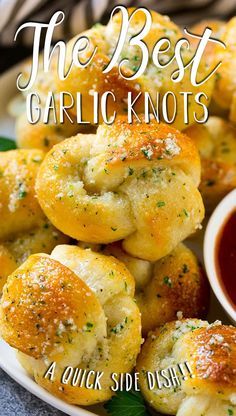 Garlic Butter Rolls, Bread Knots, Easy Garlic Knots, Garlic Breads, Butter Rolls, Bread Garlic, Garlic Knots Recipe, Garlic Rolls, Future Chef