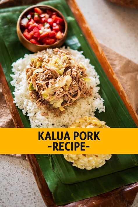 Oven Kalua Pork, Kalua Pork Crockpot Hawaiian, Kalua Pig Crock Pot, Kahlua Pork And Cabbage, Kalua Pork Oven, Kaula Pork, Kalua Pork Instant Pot, Kalua Pig And Cabbage, Kalua Recipe