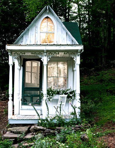 Playhouse Kids, Hunting Cabin, Tiny Cottage, Victorian Cottage, Potting Sheds, Cottage In The Woods, Style Cottage, She Sheds, Kids Playhouse