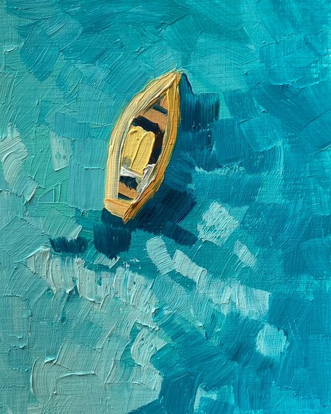 Cool Art Pictures, Yacht Painting Art, Sense Of Space Art, Easy Impressionist Paintings, Out Of Focus Painting, Summer Art Inspiration, Sailing Boat Painting Acrylic, Abstract Boat Painting Acrylics, Quincy Whipple