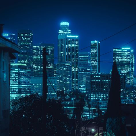 Los Angeles, Angeles, Night City Aesthetic, Aesthetic Name, Adrian Martinez, Los Angeles Architecture, Neon Noir, Building Aesthetic, Los Angeles Hollywood