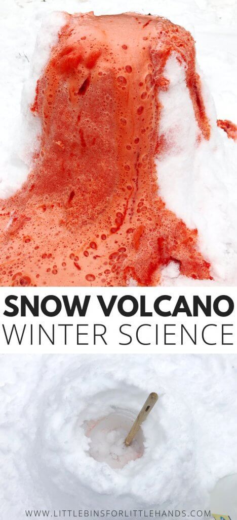 Winter Science Snow Volcano STEM Activity for Kids Snow Volcano, Snowday Activities, Volcano Activities, Volcano Lava, Winter Science, Snow Activities, Winter Activities For Kids, Stem Activity, Kid Experiments