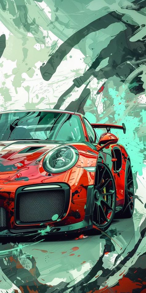 Cars Wallpaper For Iphone, Car Phone Backgrounds, Car Themed Wallpaper, Super Car Poster, Retro Porsche Wallpaper, Porche Car Wallpaper, Car Drawing Wallpaper, Car Iphone Wallpaper Backgrounds, 2024 Iphone Wallpaper