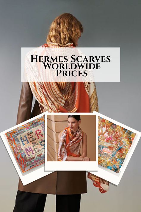 Get ready, bagaholics! Our Hermes Scarf Prices: A Global Comparison Guide (2024) is here to help you bag the best deals on these stylish accessories 🛍️. From Paris to Shanghai, we've got you covered with the latest prices and trends! 💫 Large Silk Scarf, Outfit Styling, Cozy Accessories, Hermes Scarf, Hermes Handbags, Price Guide, Versatile Outfits, Scarf Design, Outfits Winter