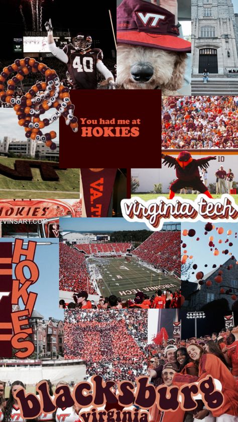 Virginia Tech Aesthetic, Virginia Tech Campus, College Gameday Outfits, Tech Aesthetic, College Aesthetic, Virginia Tech Hokies, Dream College, Virginia Tech, School College