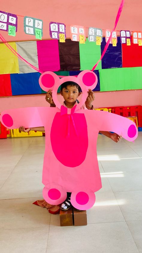 Teddy Day, Pink Day, Pink Teddy, Child Day, Children Photography, Photo Booth, Kindergarten, Harajuku, Collage