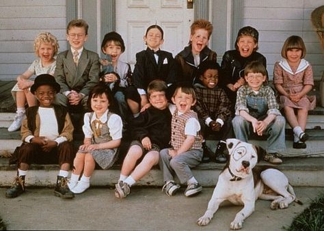 The Little Rascals!   I LOVED this movie!!  "Dear Darla, I hate your stinking guts. You make me vomit. You're scum between my toes. Love, Alfalfa." Brittany Ashton Holmes, The Little Rascals, Little Rascals, Ricky Gervais, 90s Movies, Kids' Movies, Jamie Lee Curtis, Monty Python, Robin Williams