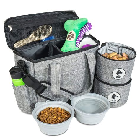 Diy Chat, Dog Grooming Tools, Dog Car Accessories, Collapsible Dog Bowl, Pet Travel Bag, Dog Travel Bag, Dog Toy Storage, Dog Grooming Supplies, Pet Gear