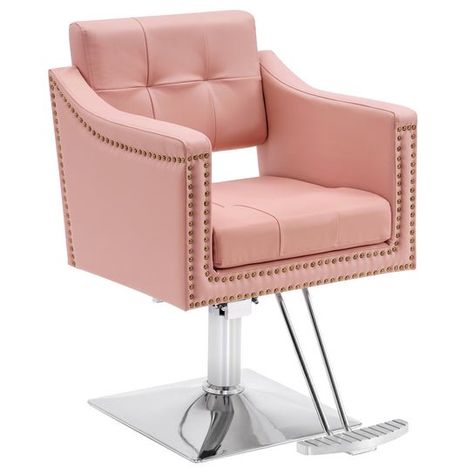 Beauty Salon Chairs, Pink Salon, Hair Salon Chairs, Salon Life, Vintage Barber, Hair Salon Decor, Spa Equipment, Salon Ideas, Salon Chairs