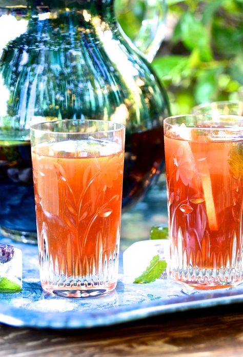 Savoury Appetizers, Bibbyskitchen Recipes, Rooibos Tea Recipes, Rooibos Iced Tea, Tea Lattes, New Years Appetizers, Watermelon Salsa, Banting Recipes, Making Iced Tea