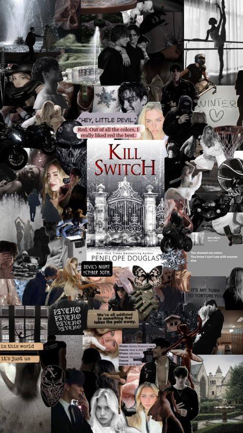 Killswitch Aesthetic, Born Darkly Trisha Wolfe, Devil's Night Penelope Douglas, Book Edits, Romance Books Worth Reading, Aesthetic Lockscreen, Romance Series Books, Penelope Douglas, Devils Night