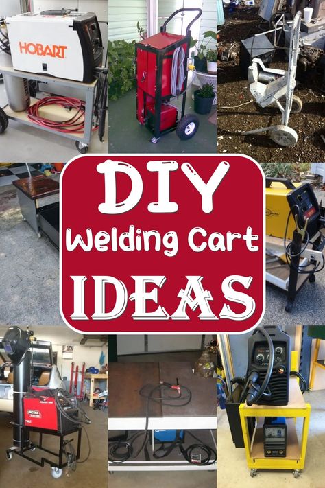 DIY welding cart ideas allow a welder to create a functional and personalized cart that meets their needs and preferences. Whether you want to build your welding cart or upgrade an existing one, here are some DIY welding cart ideas to help you get started. Welder Cart, Welder Cart Ideas, Diy Welding Projects, Diy Welding Cart, Diy Welding Cart Plans, Diy Welding Cart Ideas, Welding Projects Ideas, Welding Carts Ideas Design, Welder Trolley