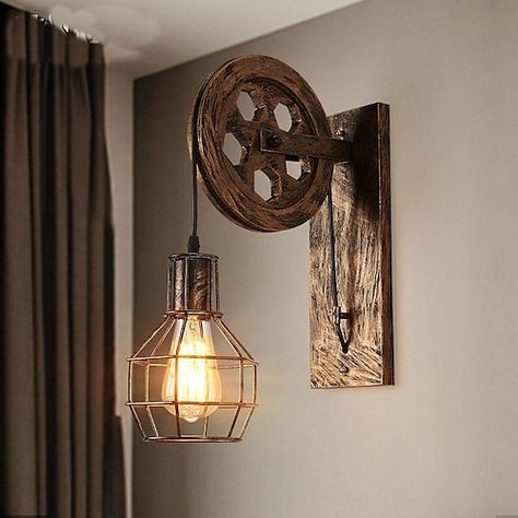 Rustic wood wall decor