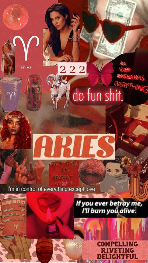 #aries Aries Core Aesthetic, Aries Wallpaper, Venus In Aries, Aries Aesthetic, All About Aries, Pisces Horoscope, Aries Baby, Aries Traits, Cute Text Quotes