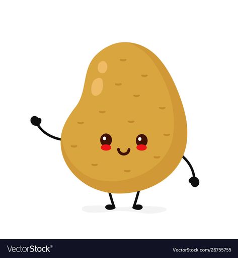 Potato Character, Happy Potato, Cartoon Character Illustration, Cute Potato, Background Cute, Change Is Hard, Maren Morris, Practical Magic, Health Info