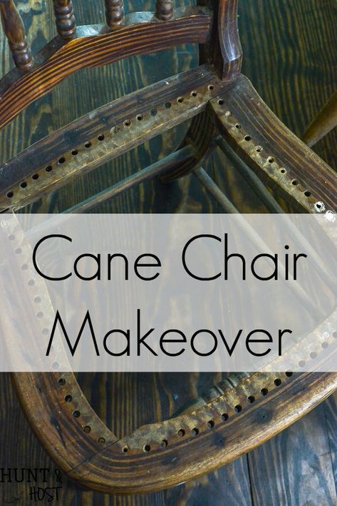 Cane Chair Makeover - Salvaged Living Cane Chair Redo, Cane Chair Makeover, Woodworking Photography, Woodworking Signs, Woodworking Beginner, Woodworking At Home, Woodworking Gifts, Woodworking Hacks, Woodworking Design