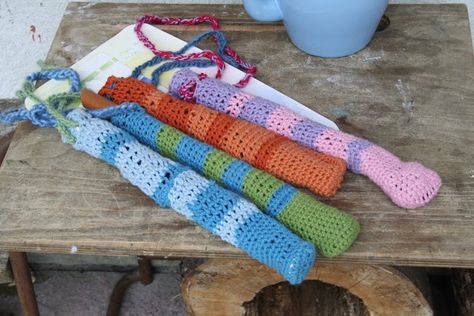 Crochet Flute, Wooden Flute, Crochet Case, Small Boy, Boys Playing, Small Things, Wonderful Things, At School, Crochet Scarf