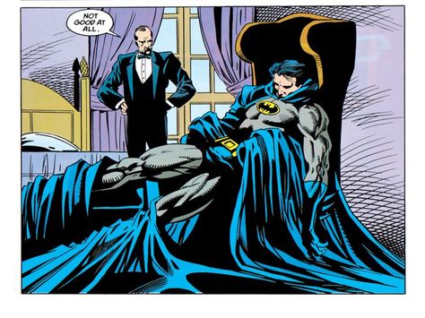 Bruce found exhausted by Alfred I Am Batman, Univers Dc, Comic Book Panels, Batman Funny, Arte Dc Comics, Batman Comic Art, Im Batman, Dc Comics Artwork, Batman Universe