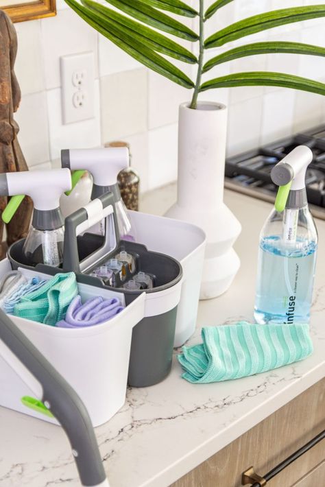 ECO-CONSCIOUS CLEANING WITH THE INFUSE REFILLABLE CLEANING SYSTEM Business Vibes, Clean Interior Design, Luxury Baby Room, Cleaning Service Flyer, Eco Cleaning, Clean Cleaning, House Organisation, Cleaning System, Cleaning Companies