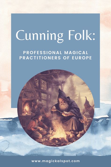 Step back in time with our article on Cunning Folk, the professional magical practitioners of old Europe. Discover their historical role, practices, and the enduring legacy they left in the world of witchcraft and folk magic. Ideal for those fascinated by the rich tapestry of magical history. 🌿🔮 #CunningFolk #HistoricalWitchcraft #EuropeanMagic #FolkPractitioners #MagicalHeritage European Folk Magic, German Folk Magic, Cunning Folk, Witchcraft Stuff, Witch History, German Folk, Folk Magic, They Left, Exploring The World