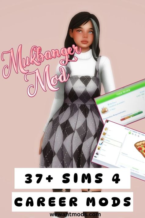 sims 4 career mods Sims 4 Career Mods, Interesting Jobs, Sims Traits, Sims 4 Jobs, Sims 4 Challenges, Sims 4 Traits, Sims 4 Cas Mods, The Sims 4 Packs, Sims 4 Game Mods