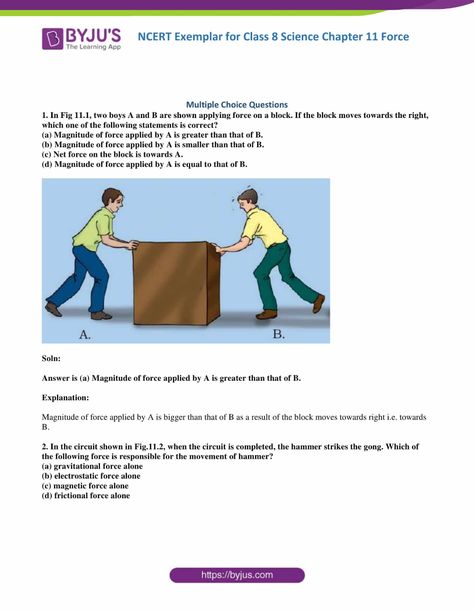 NCERT Exemplar solution class 8 Science Chapter 11 part 01 Force And Pressure, Previous Year Question Paper, Class 8, Sample Paper, Astronauts In Space, Choice Questions, Question Paper, Low Pressure, Study Materials