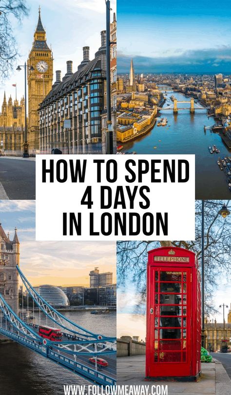 How To Spend 4 Days In London | traveling london like a pro | best spots to see in london | bucket list locations in london | what to see in london | where to go in london | traveling in england | cutest places to see in london | where to sleep in london | where to eat in london | best cafes in london | instagram spots in london | travel tips for england | The Best 4 Day London Itinerary For First Time Visitors | Things to do in London | London travel tips | london itinerary in 4 days | london i London In 2 Days, One Day In London, London England Travel, England Travel Guide, Weekend In London, London Bucket List, London Itinerary, Travel Guide London, London Attractions