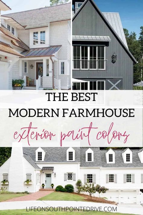 These are some of the most popular exterior paint colors for 2020. Check out the full list of Farmhouse Exterior Paint Colors | Best Modern Farmhouse Paint Colors | Modern Farmhouse Exterior Paint Colors | Modern Farmhouse Exterior Paint Colors 2020 | Farmhouse Exterior Paint Colors with Brick | Exterior House Colors | Most Popular Sherwin Williams Exterior Paint Colors | Most Popular Benjamin Moore Exterior Paint Colors | Exterior Paint Colors for House Popular Exterior House Colors 2020, Best Exterior House Colors 2020, Popular Exterior Paint Colors, Paint Colors Modern Farmhouse, Modern Farmhouse Exterior Paint Colors, Farmhouse Exterior Paint, Outdoor House Paint, Farmhouse Exterior Paint Colors, Benjamin Moore Exterior Paint