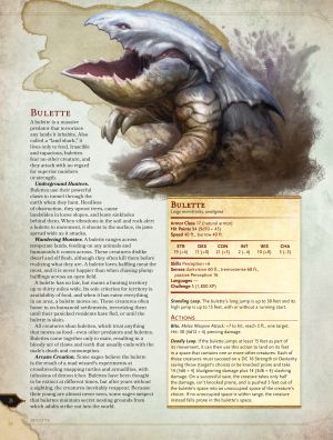 Bulette D&D 5 Manual Template, Monster Manual, Dnd Classes, Dungeons And Dragons Classes, D D Monsters, Dnd 5e Homebrew, Dragon Rpg, Dungeons And Dragons Game, Dnd Monsters