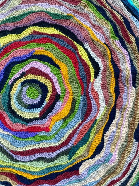 Scrap Rug, Quick Crochet Projects, Crochet Freeform, Free Form Crochet, Art Crochet, Easy Patterns, Form Crochet, Freeform Crochet, Quick Crochet