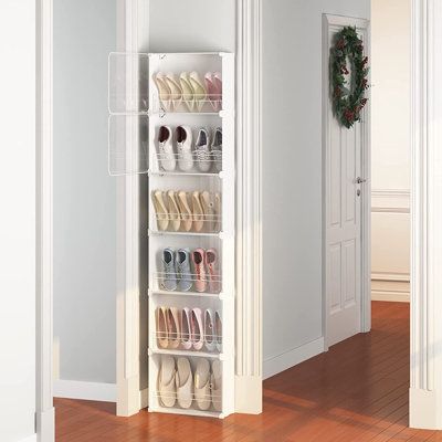 Shoe Storage Hidden, Dorm Shoe Storage, Hidden Shoe Cabinet, Narrow Shoe Storage, Slim Shoe Rack, Shoe Shelf In Closet, Wall Mounted Shoe Storage, Shoe Cabinet Entryway, Hanging Shoe Rack