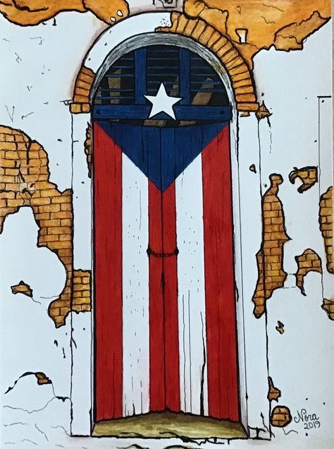 El Morro San Juan Drawing, Puerto Rico Art Drawing, Puerto Rico Painting Ideas, Puerto Rico Birthday Party Ideas, Puertorriqueñidad Ideas, Puerto Rico Drawings, Puerto Rico Painting, Puerto Rican Art, Puerto Rican Artwork