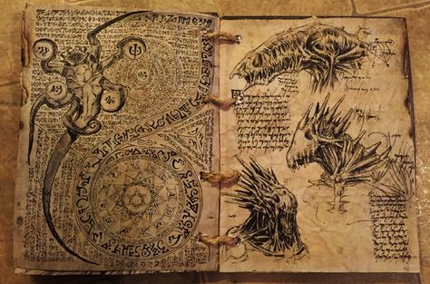 Necromancer Book, Halloween Spell Book, Lovecraftian Horror, Tarot Magic, Book Of The Dead, Grimoire Book, Dark Books, Magic Spell Book, Magick Book