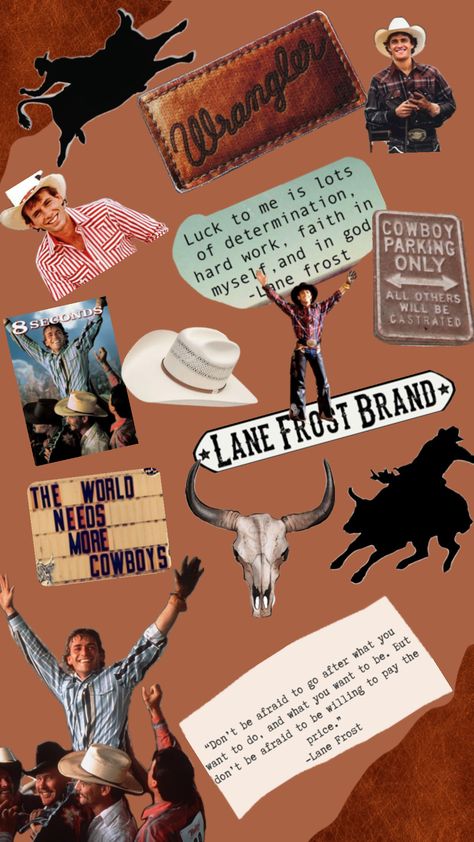 Lane Frost Wallpaper, Frost Wallpaper, Cowboy Town, Lane Frost, Western Quotes, Country Backgrounds, Cow Clipart, Western Wallpaper Iphone, Cute N Country