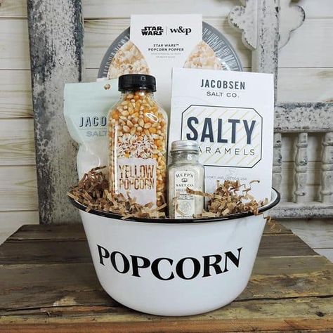 Office Basket Gift Ideas, Popcorn Theme Gift Basket, Cereal Gift Basket Ideas, Movie Theme Gift Basket Ideas, Movies Gift Basket Ideas, Waffle Basket Gift Ideas, Corporate Gift Basket Ideas, Dollar General Gift Basket Ideas, Super Clean House