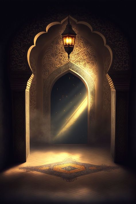 Islamic City, The Divine Comedy, Divine Comedy, Muslim Pictures, Islamic Artwork, Light Background Images, Islamic Paintings, Banner Background Images, Best Background Images