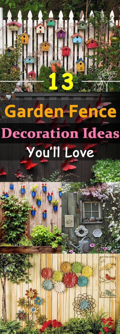 Garden Fence Decoration, Beach Backyard, Fence Art, Walled Garden, Garden Plans, Fence Decor, Have Inspiration, Backyard Fences, Garden Wall Art