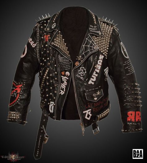 Spiked Leather Jacket, Steampunk Mode, Punk Leather Jacket, Gothic Jackets, Custom Leather Jackets, Biker Coat, Battle Jacket, Studded Jacket, Men's Leather Jacket