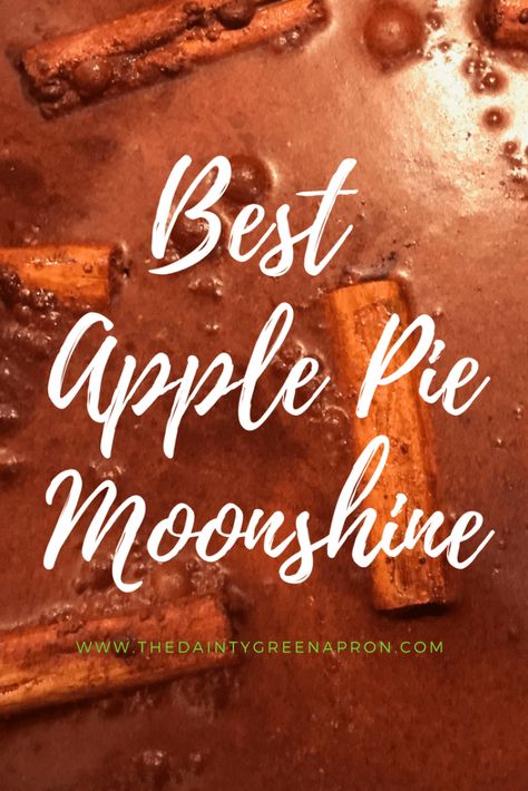 Pie, Moonshine Drink Recipes, Apple Pie Moonshine Drinks, Apple Pie Drink, Apple Pie Moonshine, Red Wine Gravy, Best Apple Pie, Liquor Recipes, Green Apron