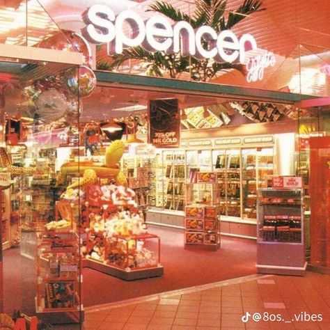 1980s Mall Aesthetic, 70s Store Interior, 70s Mall Aesthetic, Y2k Architecture, 80s Living Room Aesthetic, 80s Mall, Cool Stores, 90s Mall, Mall Aesthetic