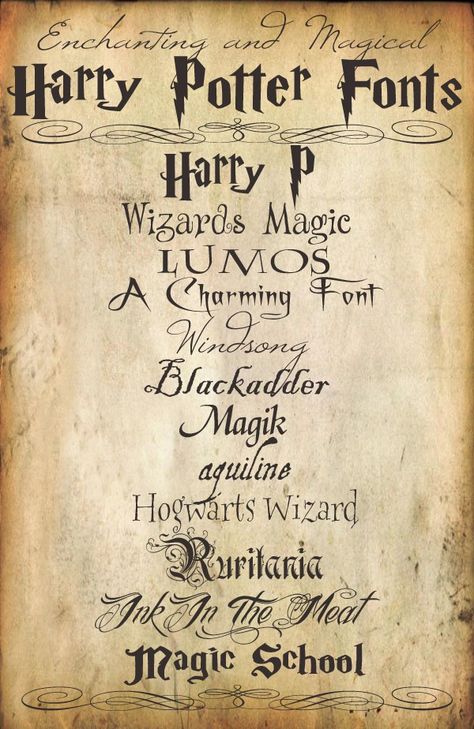 If you and your family love Harry Potter, and scrapbook or make papaer craft projects about Hogwarts, you'll definitely want to have these fonts in your arsenal. They are perfect for making Hogwarts acceptance letters, spell books and much more. Harry Potter Fonts, Classe Harry Potter, Harry Potter Font, Hogwarts Acceptance Letter, Harry Potter Classroom, Harry Potter Poster, Festa Harry Potter, Buku Harry Potter, Anniversaire Harry Potter