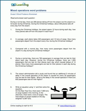 Grade 5 Word Problem Worksheet on addition, subtraction, multiplication and division Division Worksheets Grade 5, Grade 5 Math Worksheets, Multiplication And Division Worksheets, Multi Step Word Problems, Multiplication Word Problems, Division Word Problems, Learning Reading, Math Tools, Math Division