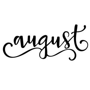 august August Lettering, Hand Lettering Alphabet, Design Seeds, Bujo Inspiration, Months Of The Year, Bullet Journal Inspo, Silhouette Cameo Projects, Silhouette Design Store, Chalkboard Art