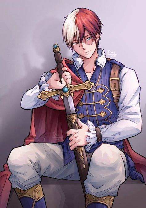 Fantasy Todoroki, Prince Todoroki, Mha Todoroki, Todoroki Cosplay, Royal Au, Fantasy Au, Shouto Todoroki, 7 Prince, Hot Hero