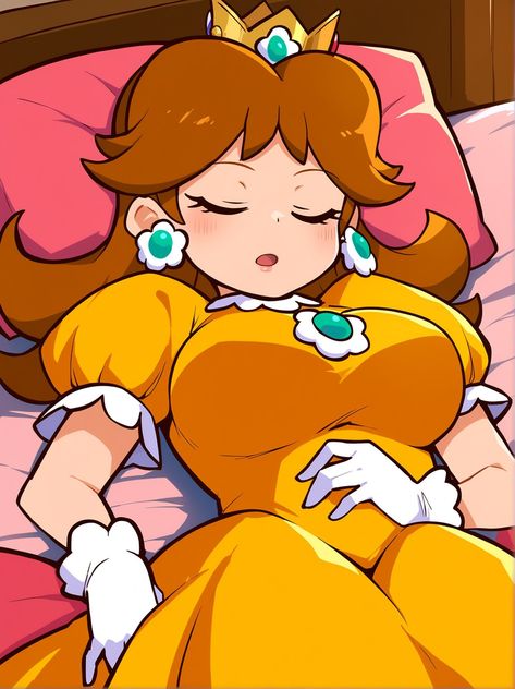 Funny Mario Pictures, Princess Daisy Wallpaper, Princess Yum Yum, Daisy Princess, Super Mario Peach, Mario Comics, Super Princess Peach, Super Mario Princess, Super Princess