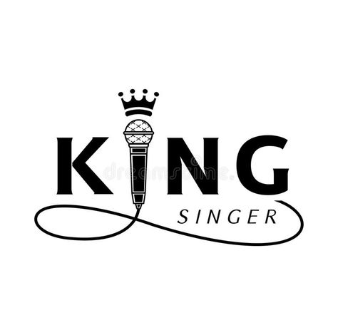 King singer logo with microphone. King singer logo design with microphone and cr #Sponsored , #paid, #ad, #singer, #cr, #design, #King Singing Logo Design, Singer Logo Design, Microphone Logo Design, Music Logo Design Ideas, Karaoke Logo, King Singer, Logo Microphone, Cr Design, Song Logo