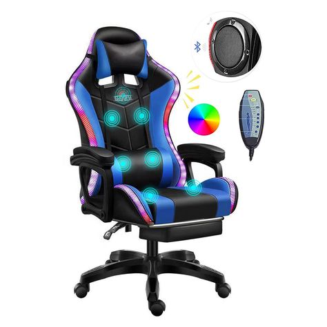 Gaming Chairs, Video Gaming, Ergonomic Office Chair, Ergonomic Office, Computer Chair, Bluetooth Speakers, Lumbar Support, Gaming Chair, Office Chair